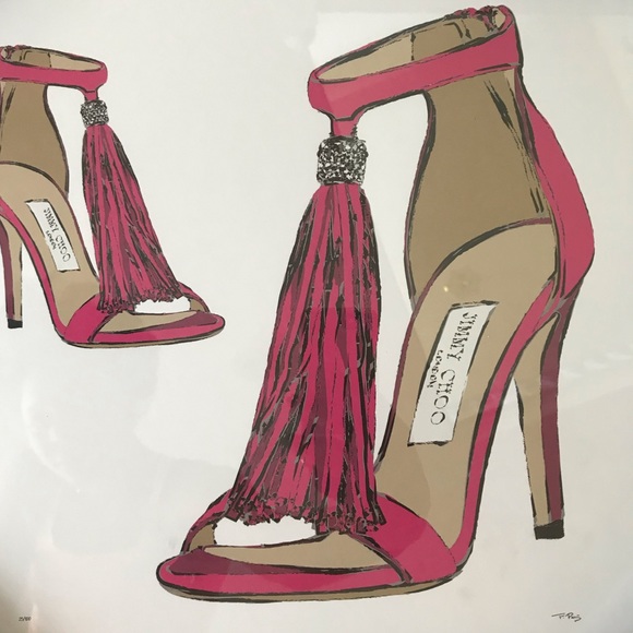 Jimmy Choo Limited Edition Fairchild Paris Print - Picture 4 of 4